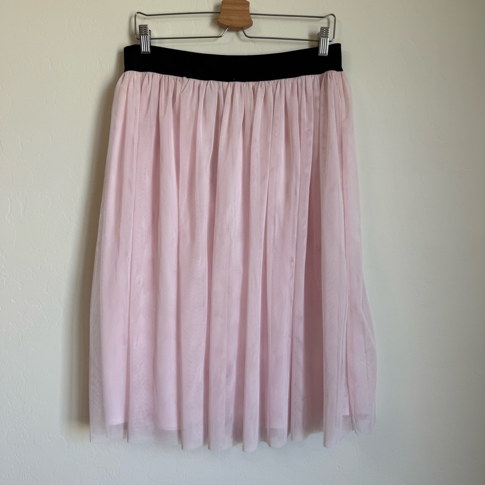 Janet Chung Ballerina Pink Tulle Pull On Midi Skirt Medium - Picture 6 of 11
